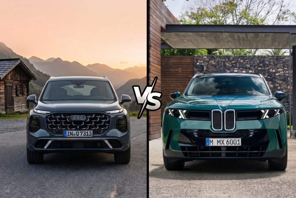 BMW X5 vs Audi Q7 2026 - nowe generacje obu SUV-ów premium obok siebie